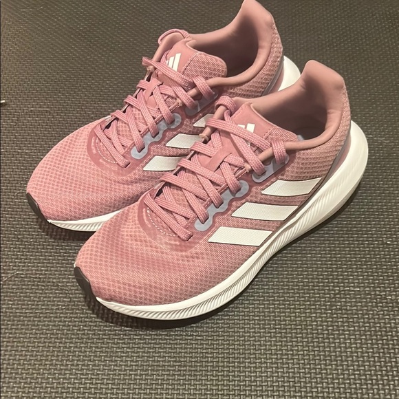 Adidas Women's RUNFALCON Cloudfoam 3 Size 7 Pink/purple Running Shoes - Picture 1 of 5